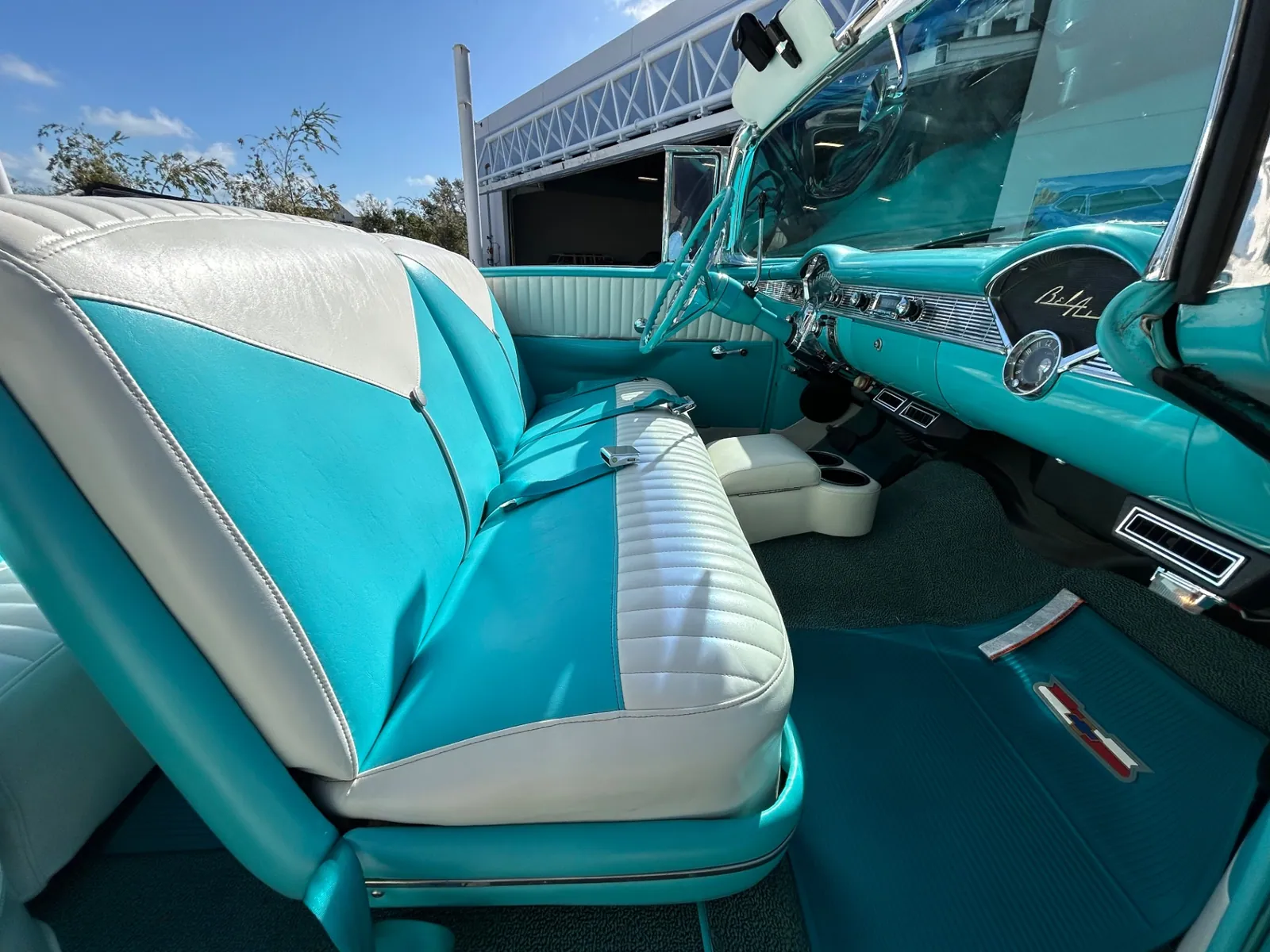 Interior of the 1956 Chevrolet Bel Air