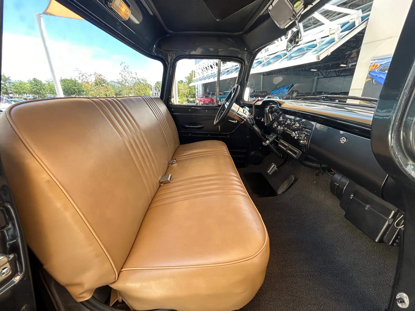 Interior of the 1957 Chevrolet 3100