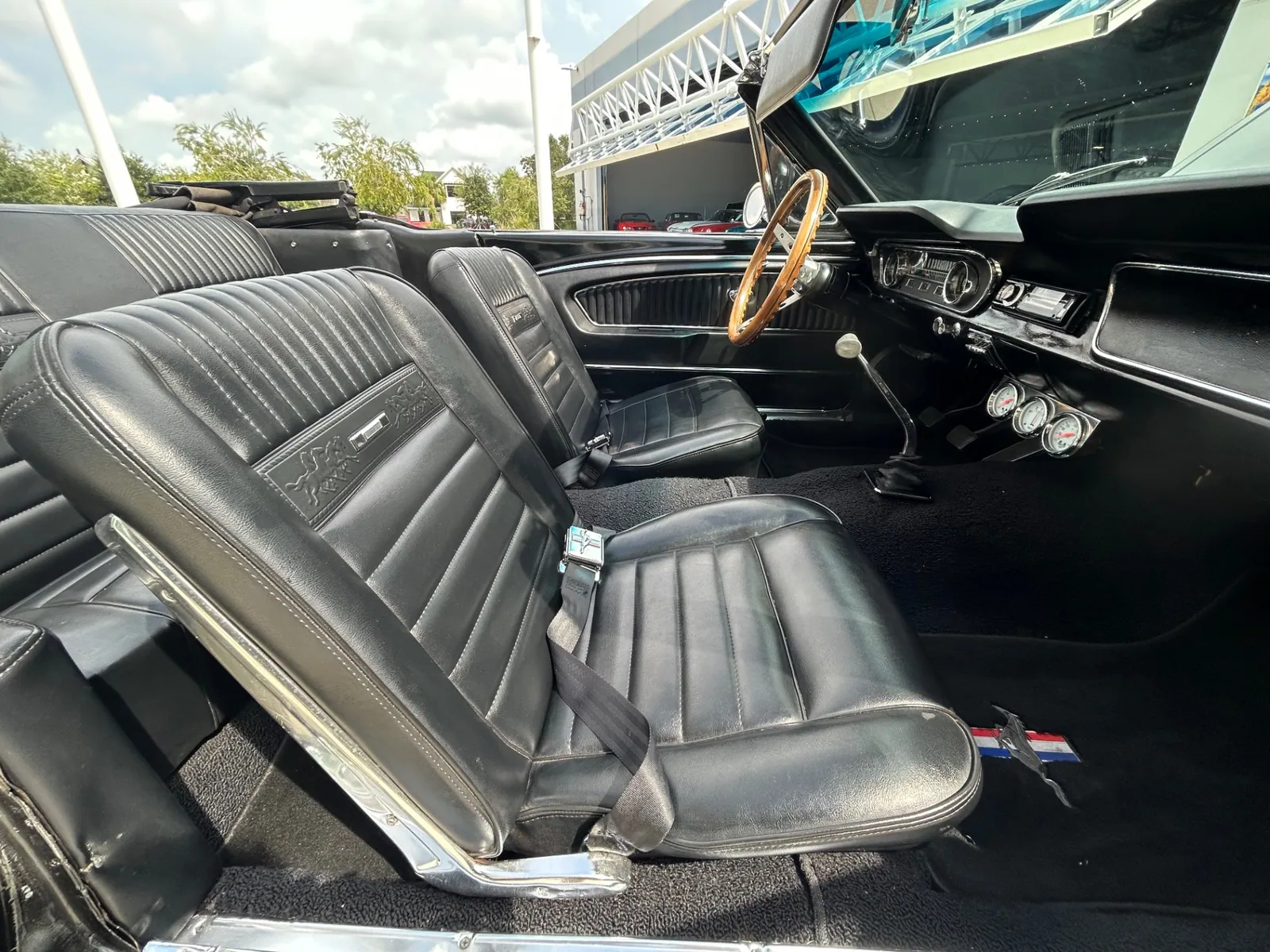 Interior of the 1965 Ford Mustang