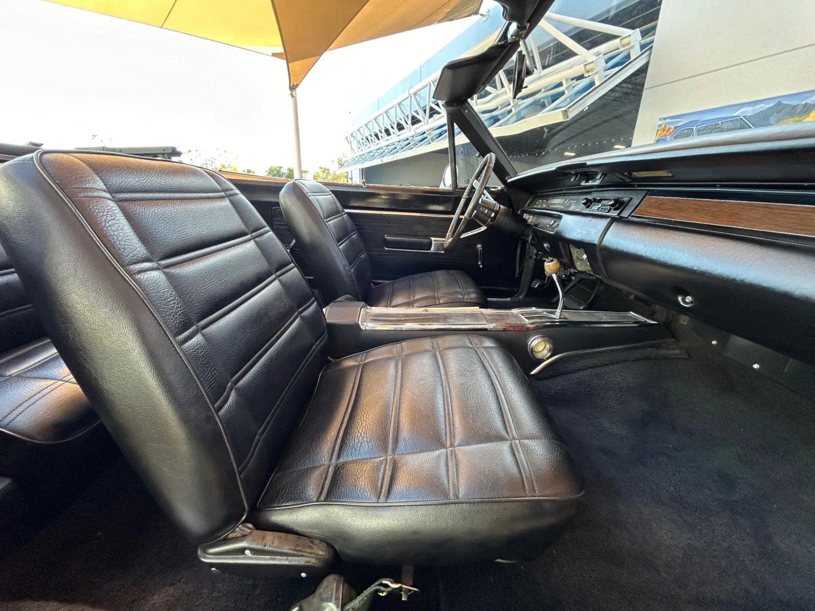 Interior of the 1969 Plymouth Road Runner