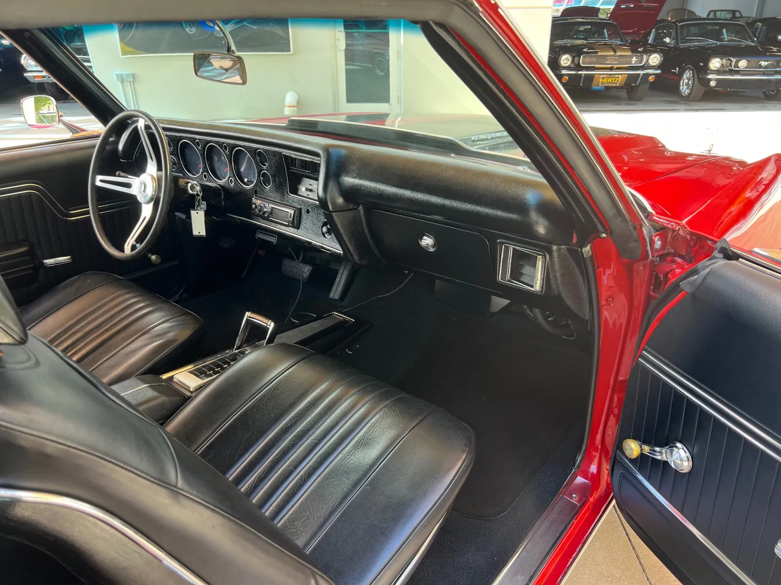 Interior of the 1972 Chevrolet Chevelle SS